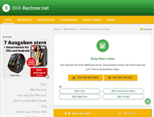 Tablet Screenshot of bmi-rechner.net
